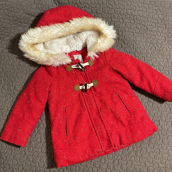 ✨Carter’s Red Toddler Coat✨ - Picture 2 of 11